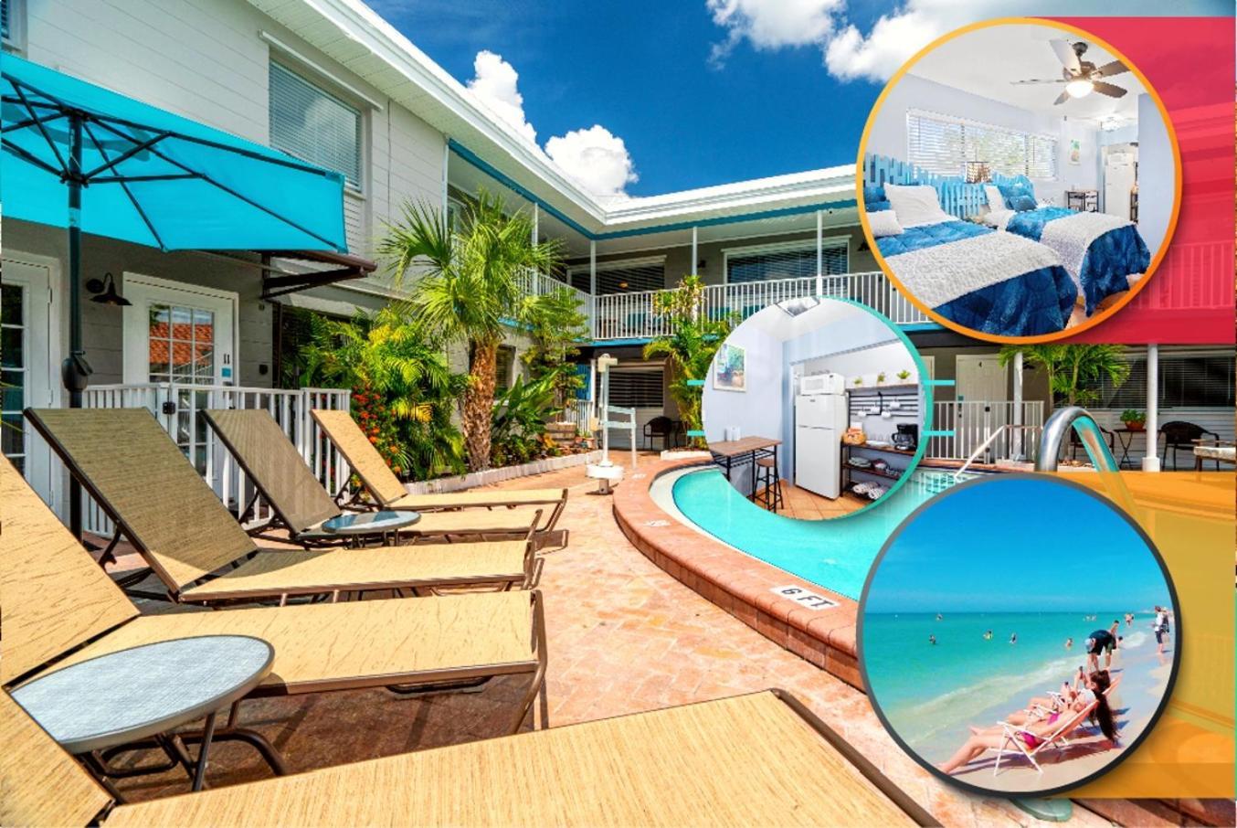 Boutique Beach Retreat, Heated Pool, Open Corridor St. Pete Beach Extérieur photo